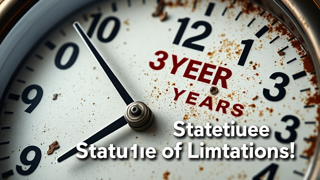 퇴직금 청구, 소멸시효 주의! (realistic 스타일)