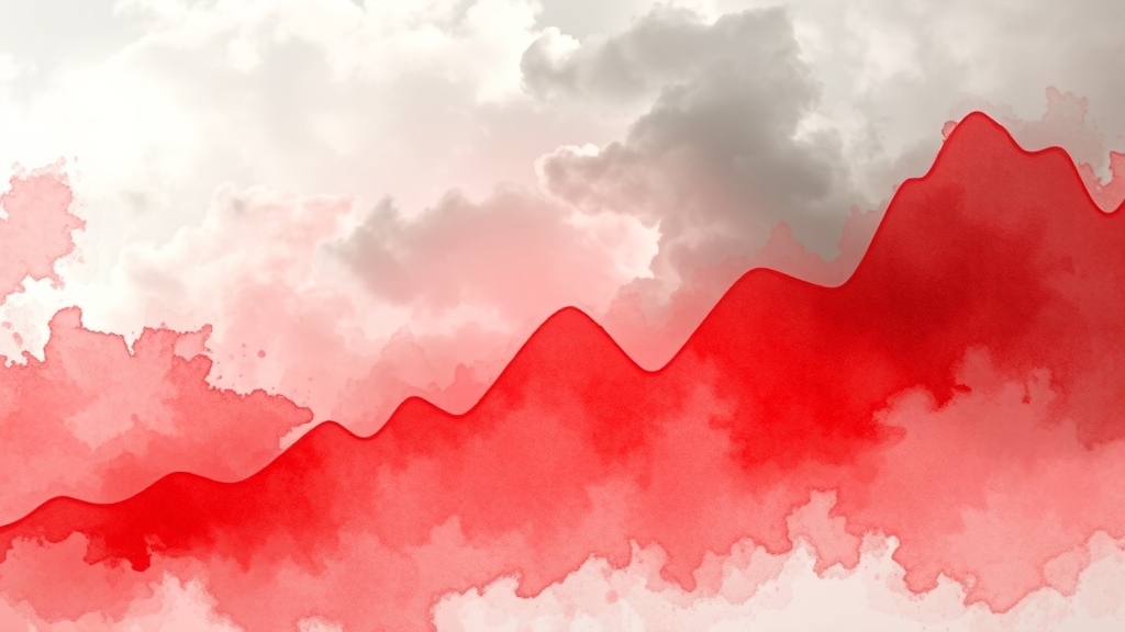 최근 주가 하락, 왜? (watercolor 스타일)