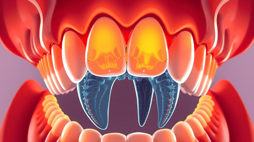 치아 흔들림, 왜 생길까요? (cartoon 스타일)