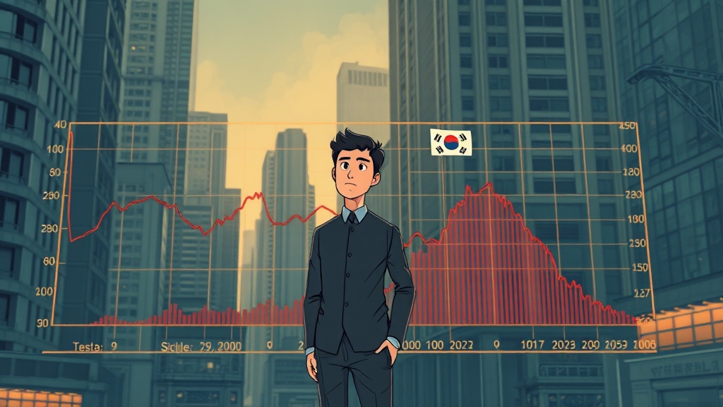 결론, 정치 리스크 고려한 투자 필요 (illustration 스타일)