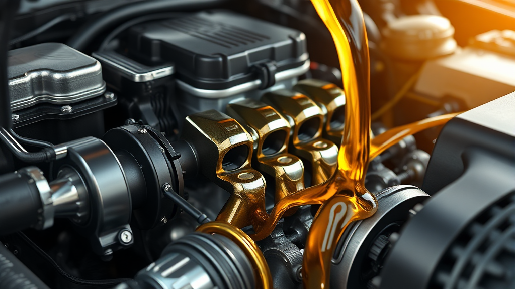 엔진오일, 왜 중요할까? (realistic 스타일)