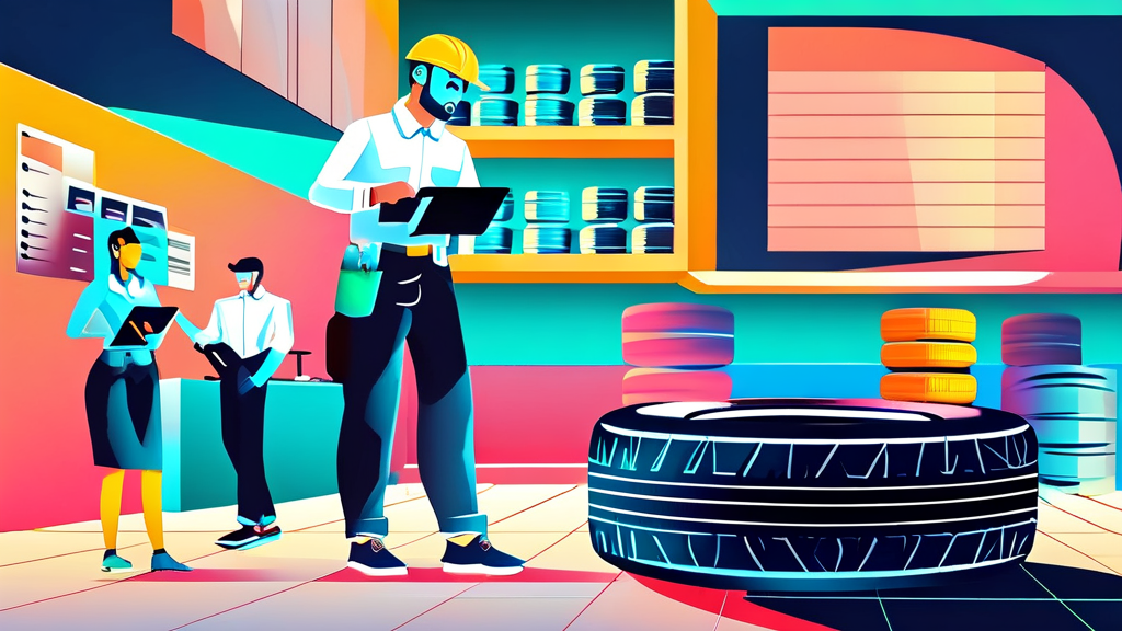 타이어 수명 늘리는 똑똑한 관리 비법 (illustration 스타일)