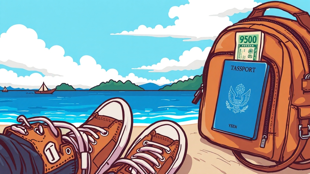 대마도 여행, 꼼꼼한 준비물! (cartoon 스타일)