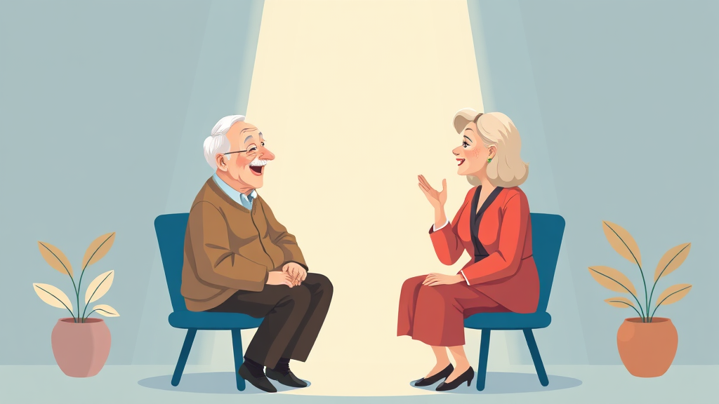 노인심리상담사 업무 이미지