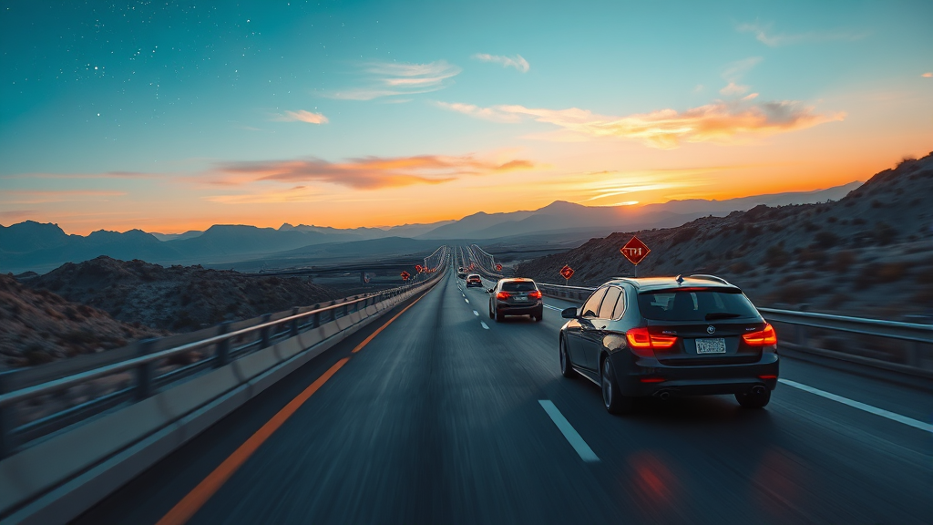 귀성길 정체 피하는 최적의 출발 시간과 전략 (realistic 스타일)