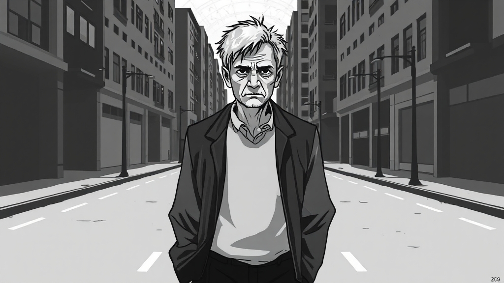 중년 외로움, 왜 올까? 중년 외로움, 왜 올까? (illustration 스타일)