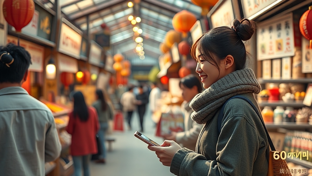 온누리상품권 사용 팁 (realistic 스타일)