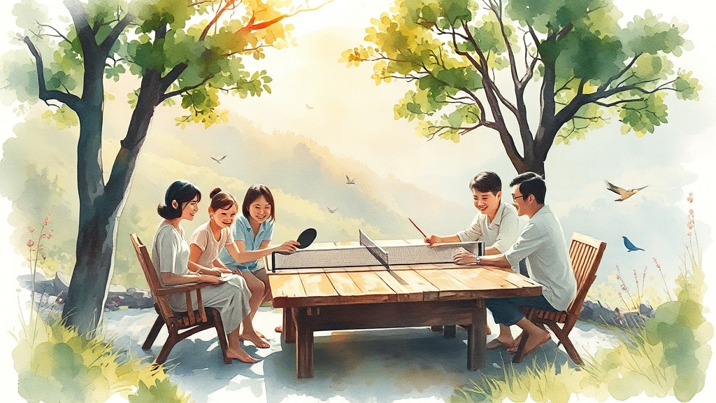 자연 속 힐링 & 정겨운 분위기 (watercolor 스타일)