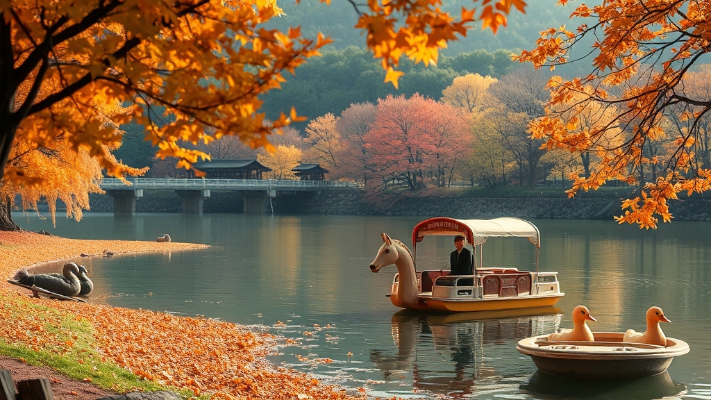 의림지 주변 맛집 & 편의시설 (realistic 스타일)