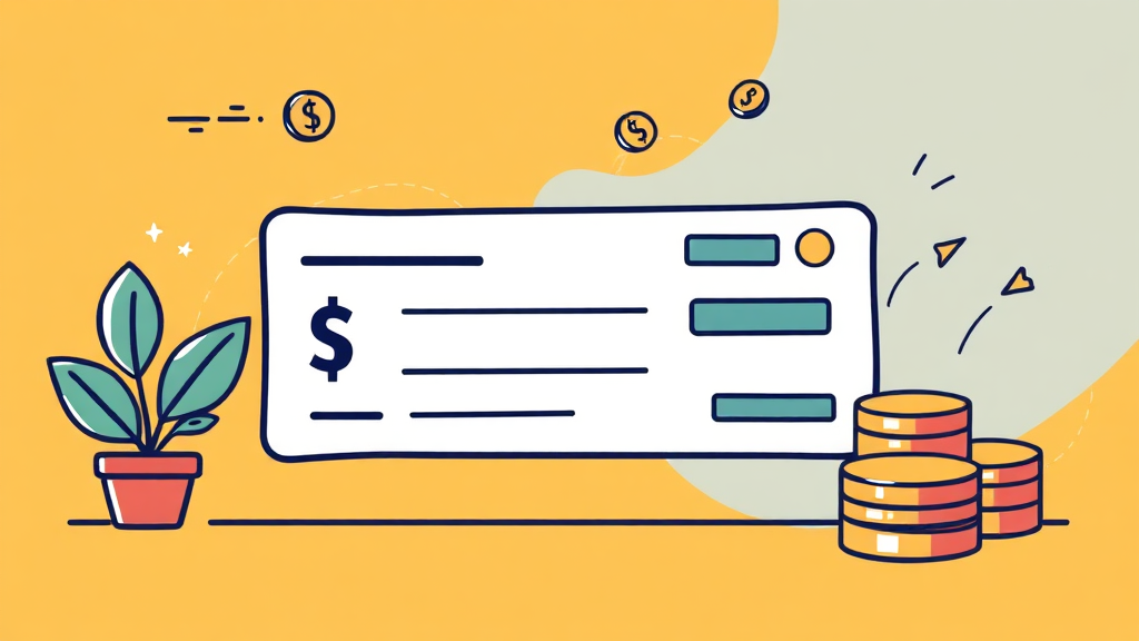 4대 보험 공제 내역 (illustration 스타일)