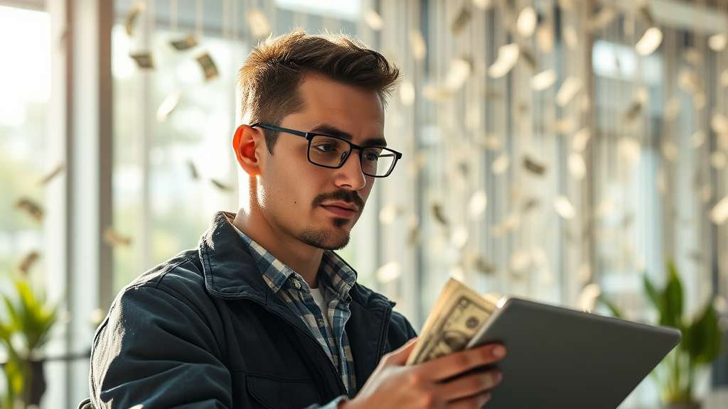 마이너스 통장 개설 조건 (realistic 스타일)