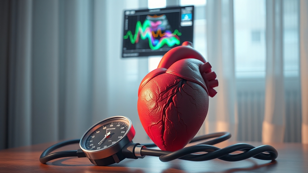 심장병 진단 검사 방법 (realistic 스타일)