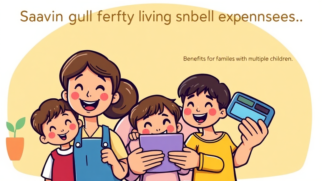 생활비 절약 꿀팁 (cartoon 스타일)