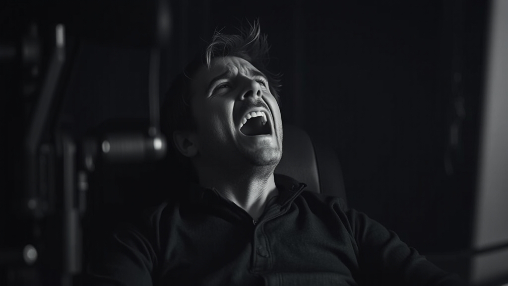 방송 중단, 고독한 싸움 (realistic 스타일)