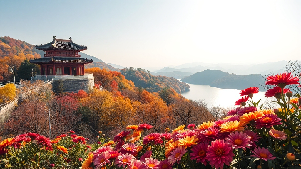 청남대 가을 축제 개요 (realistic 스타일)