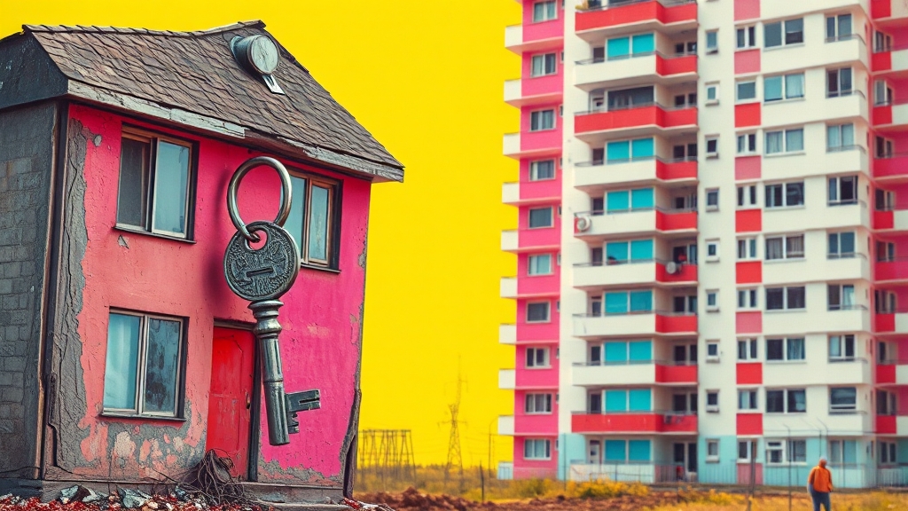 공공임대 정책, 변화와 전망 (popart 스타일)