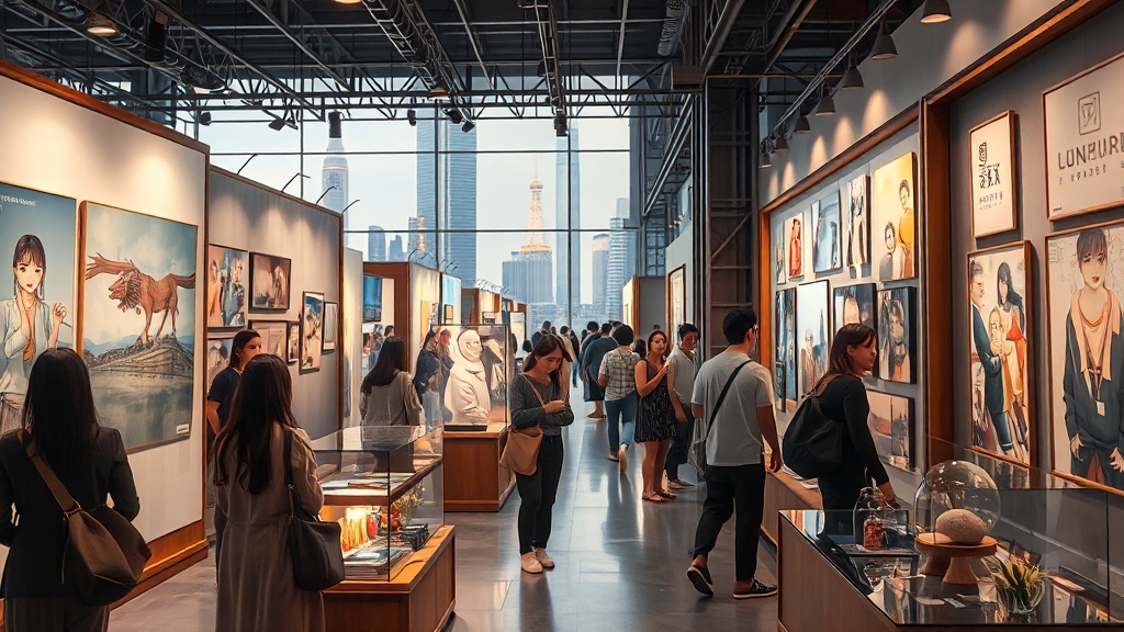 문화 크리에이터 & 핫플 트렌드 (realistic 스타일)