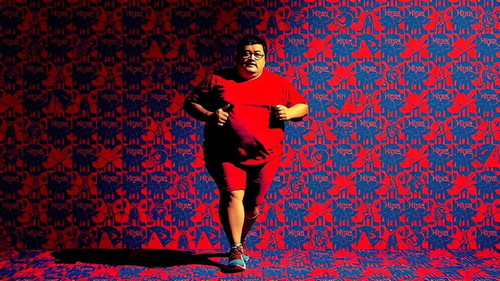 비만과 건강 위험의 관계 (popart 스타일)