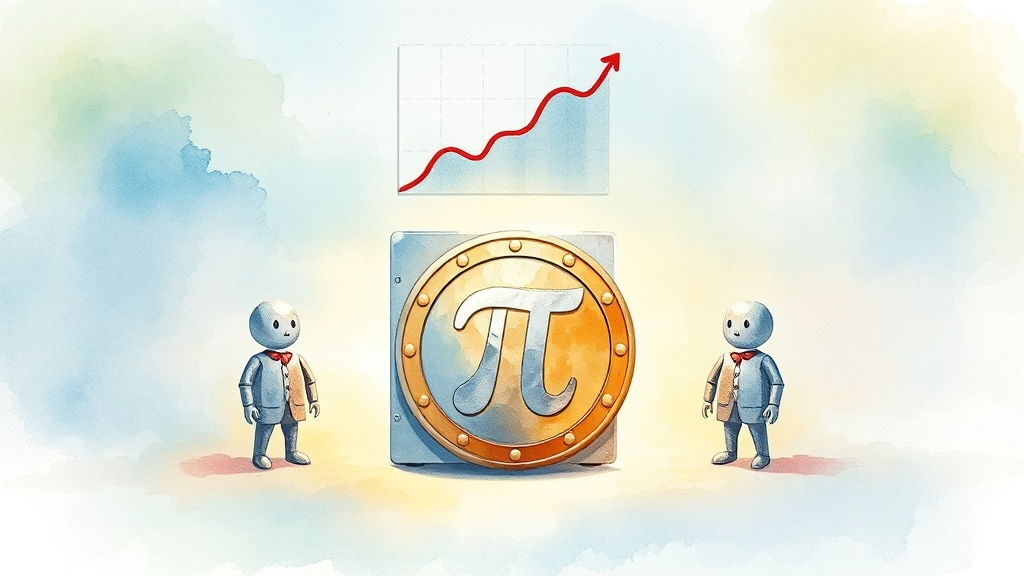 파이 네트워크 추가 보상 혜택 (watercolor 스타일)