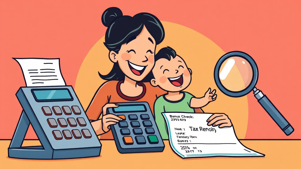 연말정산 준비 필요 서류 및 유의사항 (cartoon 스타일)