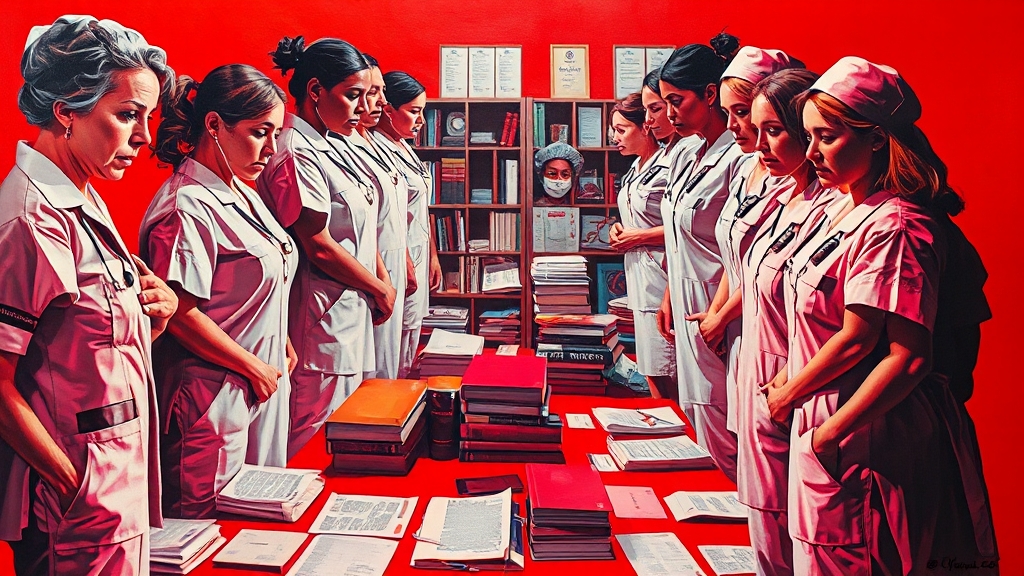 간호사 업무범위와 PA 규정 (popart 스타일)