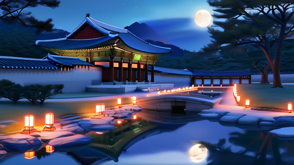 창덕궁 달빛기행 방문 꿀팁 및 주차 정보 (realistic 스타일)