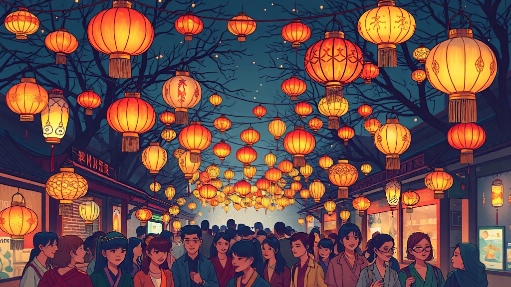 2025 연등축제 개요 (illustration 스타일)