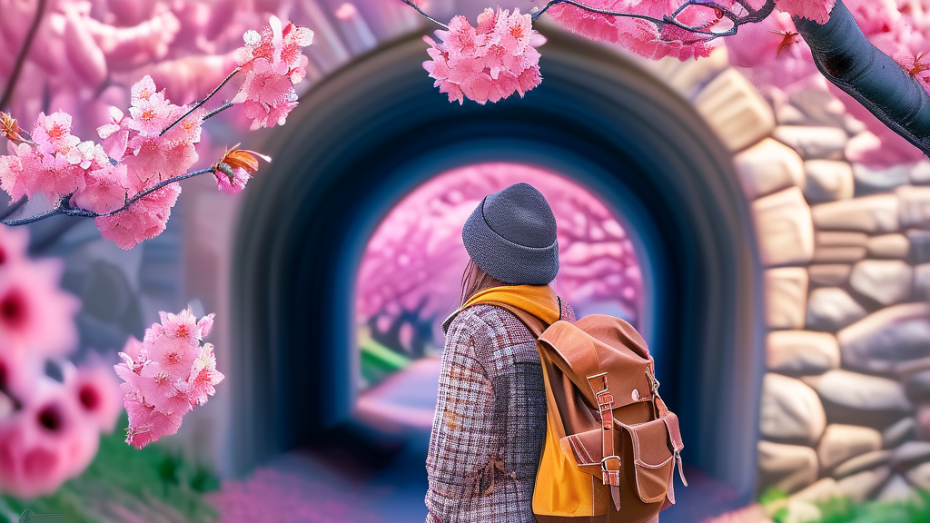 벚꽃 만개 타이밍 맞추는 방법 (realistic 스타일)