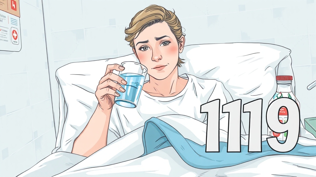 열병 발생 시 응급처치 & 대처법 (illustration 스타일)