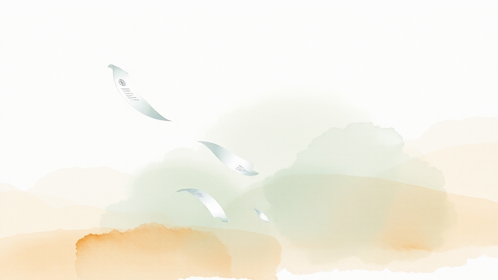 발급 전 확인! 유의사항 & FAQ (watercolor 스타일)