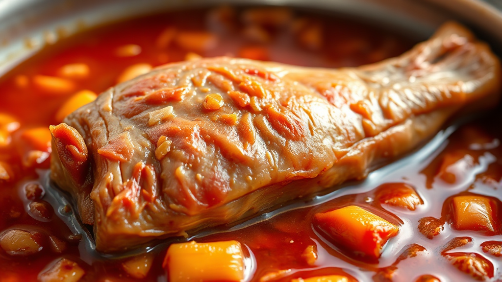 앞다리살의 매력: 부드러움과 풍미의 조화 (realistic 스타일)