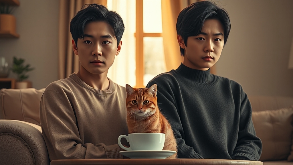 주요 등장인물 관계 (realistic 스타일)