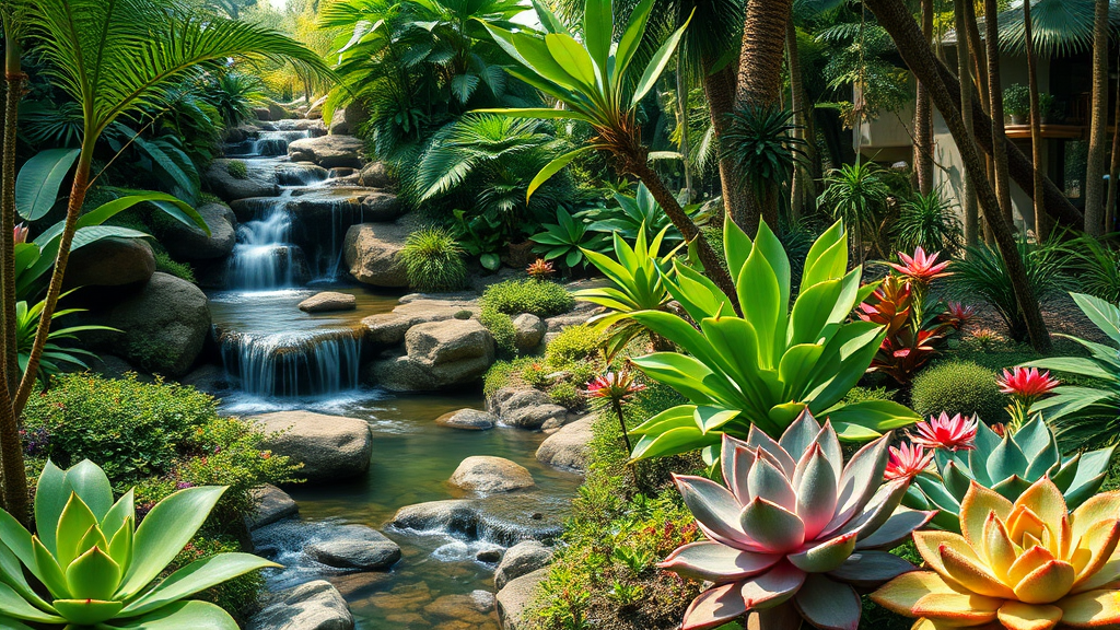 한밭수목원 테마 정원 탐방 (realistic 스타일)