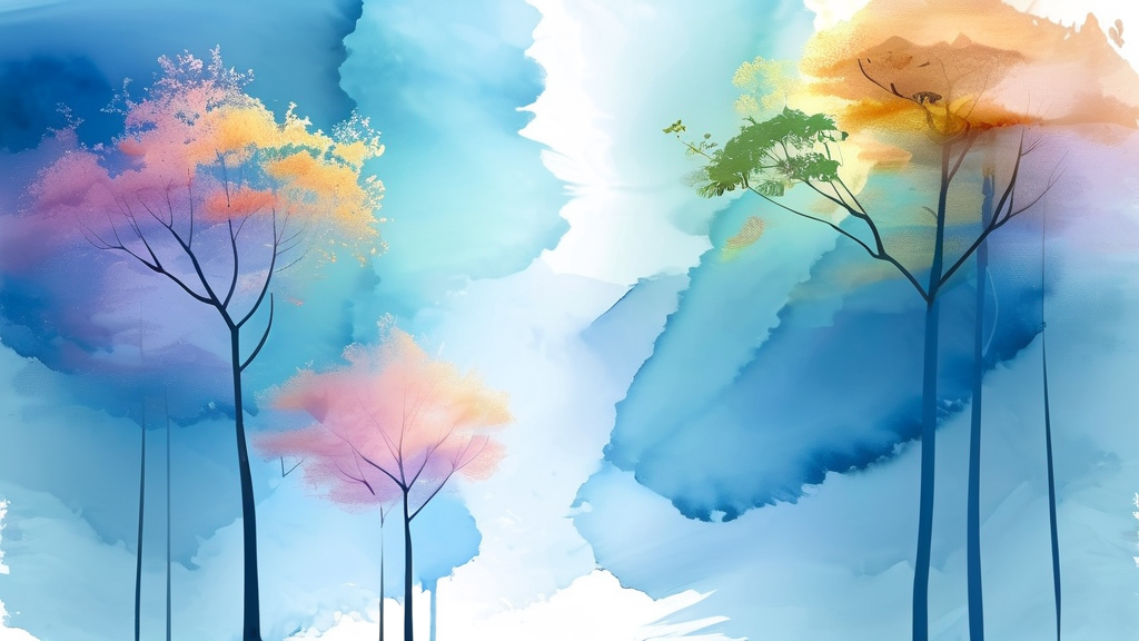 인터넷뱅킹 점검 시간, 왜 필요할까요? (watercolor 스타일)