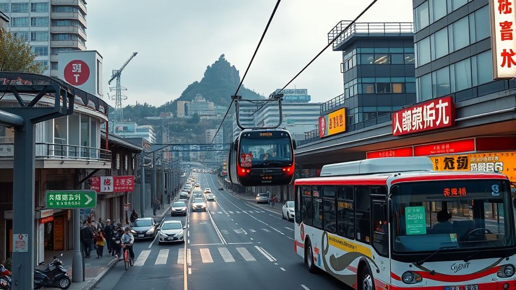 주차 정보 및 주변 교통 (realistic 스타일)