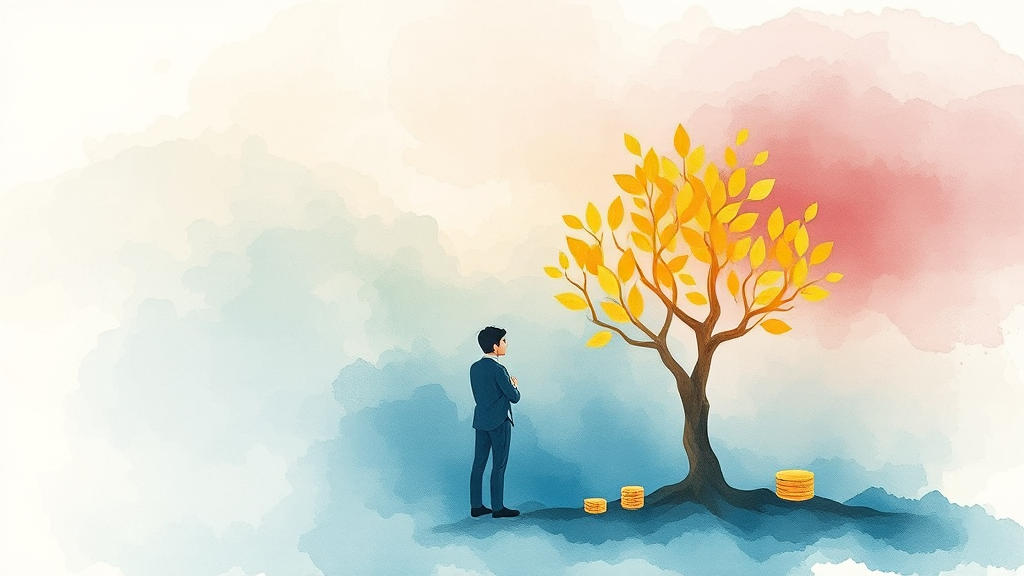 2030 재무설계, 왜 필요할까? (watercolor 스타일)