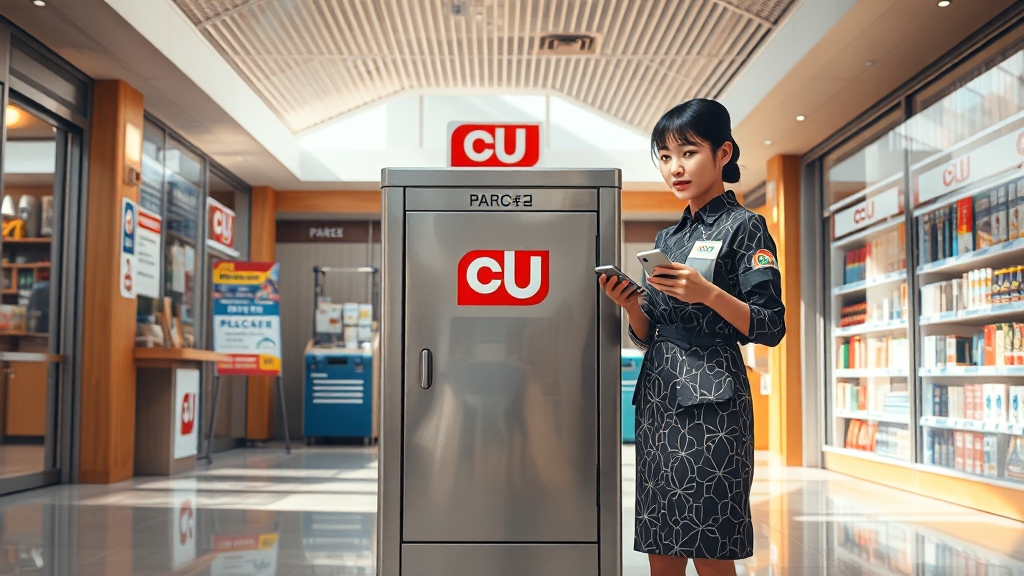 CU 고객센터 이용 시 주의사항 (realistic 스타일)