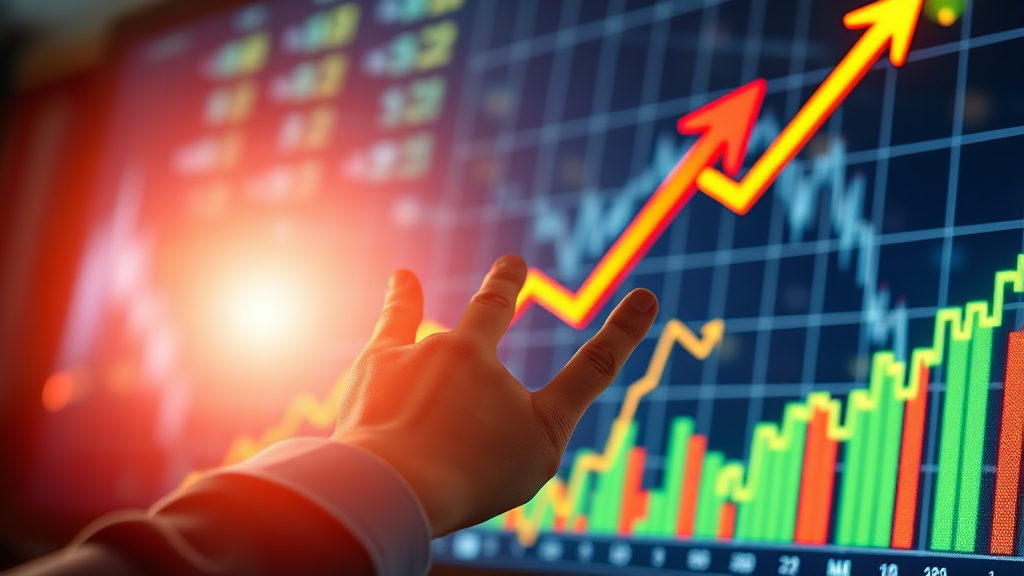 최근 주가, 왜 오를까? (realistic 스타일)