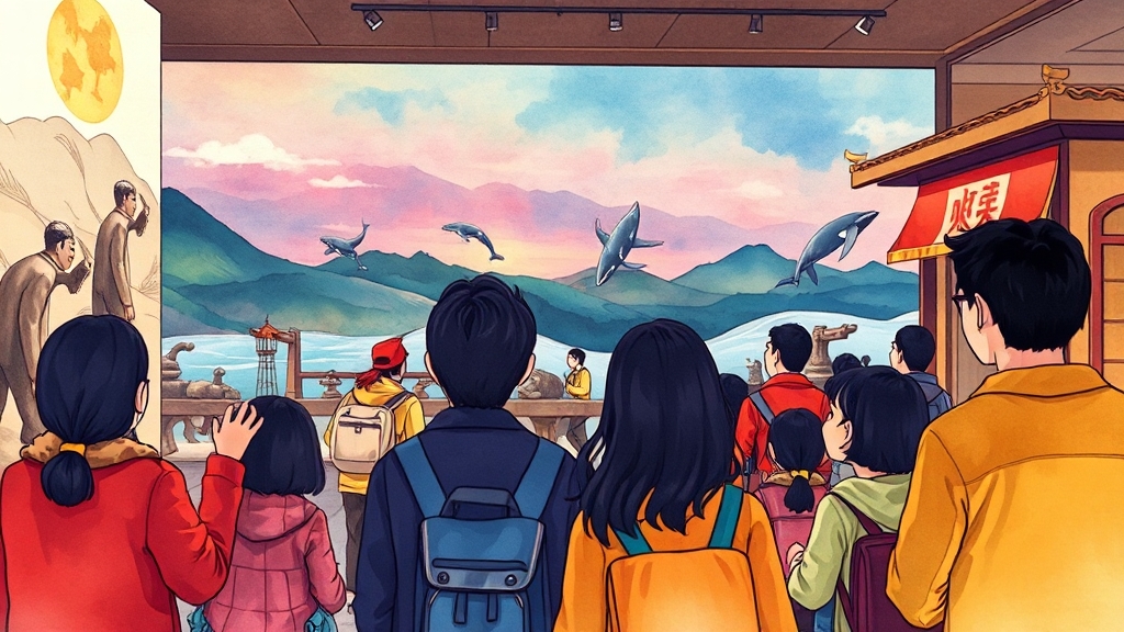 울산박물관: 울산의 역사와 문화를 만나다 (cartoon 스타일)