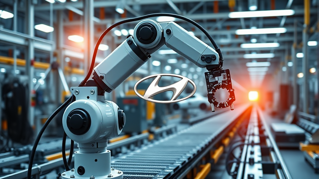 스마트 팩토리 투자 현황 (realistic 스타일)