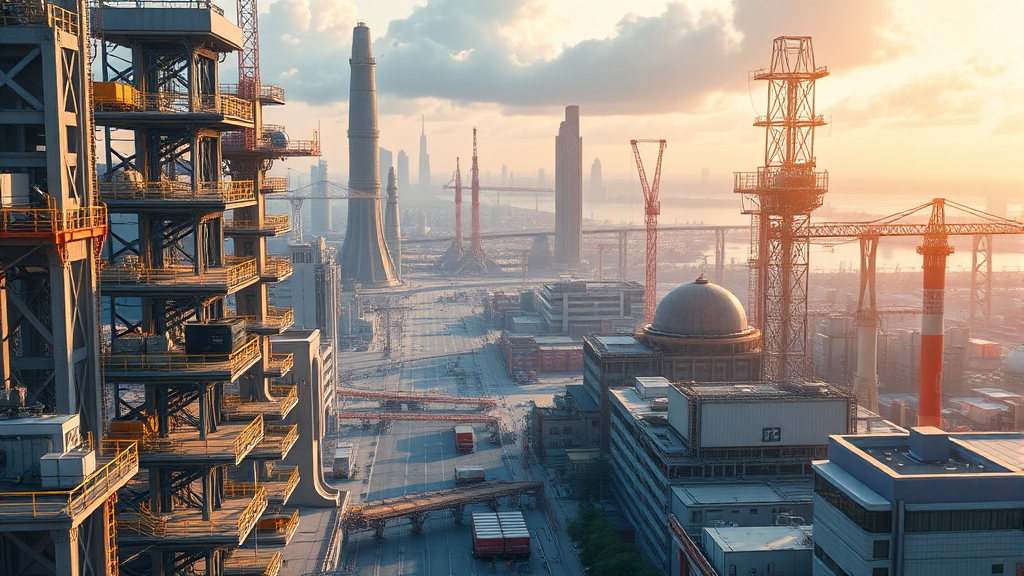 향후 성장 동력 (realistic 스타일)