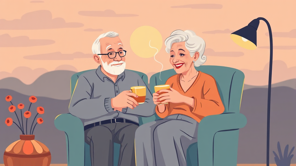 실버타운 선택 시 무엇을 고려해야 할까요? (illustration 스타일)