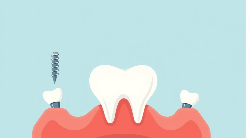임플란트 관련 주의사항 (cartoon 스타일)