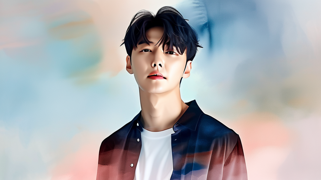 무단 결근의 전말: 검찰의 주장 (watercolor 스타일)