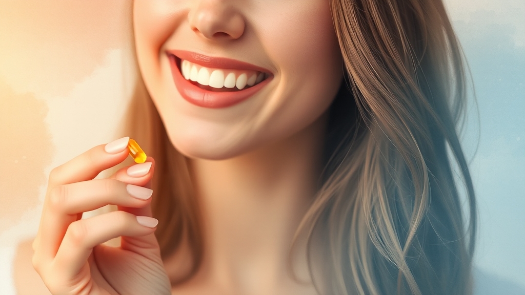 코엔자임Q10의 주요 효능 (watercolor 스타일)