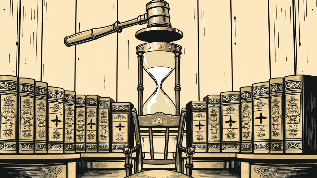 파기환송 후 절차와 기간 (illustration 스타일)