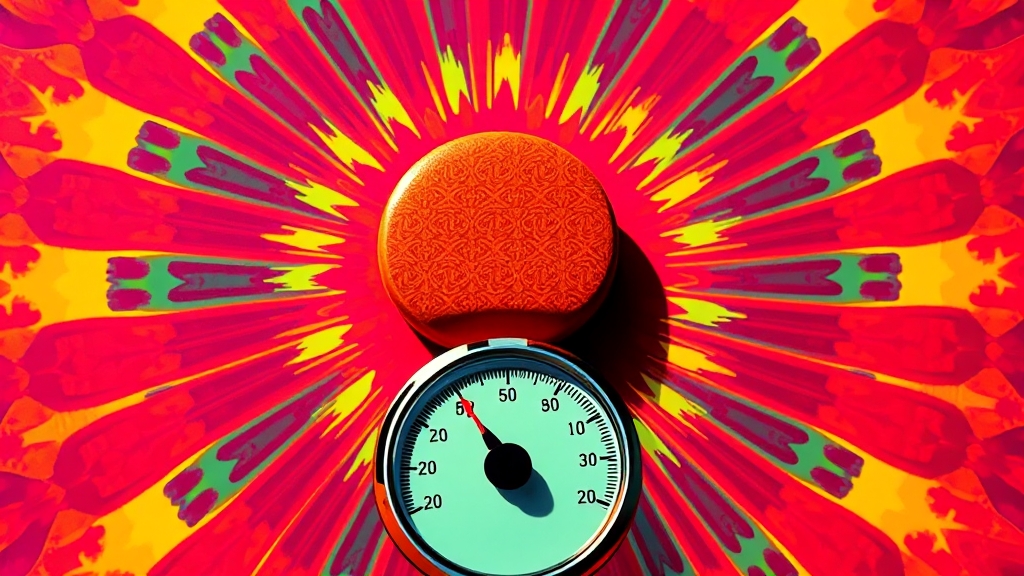 복용량과 복용 시점은? (popart 스타일)