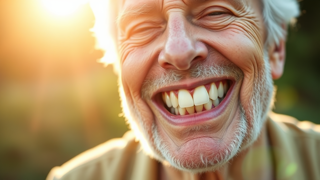 노인 임플란트 및 틀니 지원 사업, 왜 중요할까요? (realistic 스타일)