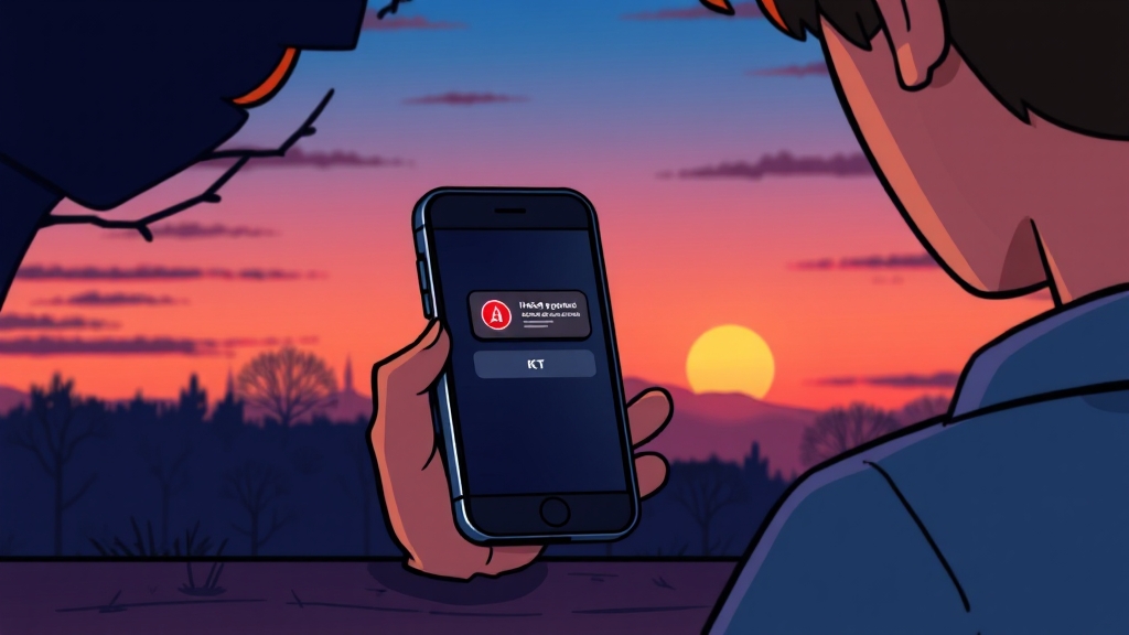 KT 소액결제, 왜 차단해야 할까요? (cartoon 스타일)