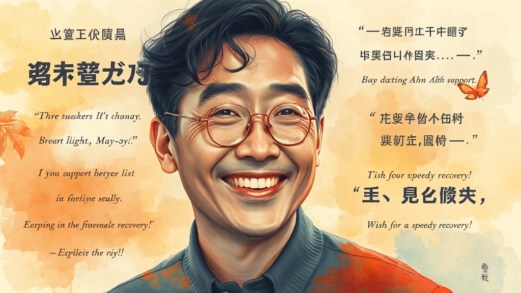 안성기 건강 회복 의지 (watercolor 스타일)